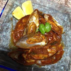 Mussels In Tomato Sauce A picture of Mussels In Tomato Sauce.