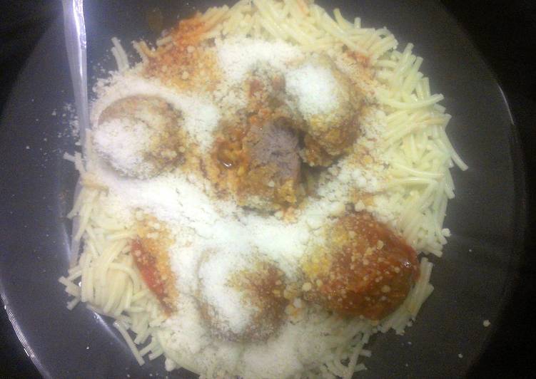 spaghetti and meatballs