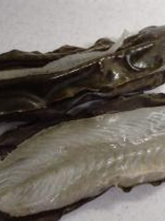 A picture of Kombu-Marinated Flounder.