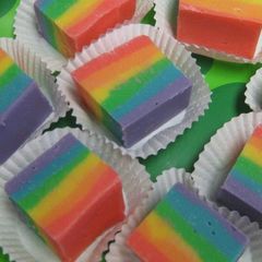 A picture of Rainbow Fudge.