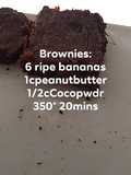 3-ingredient healthy Brownies