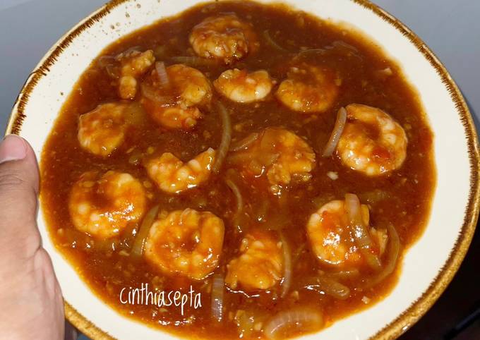 Resep Udang Asam Manis Pedas Oleh Cinthia Septa Cookpad