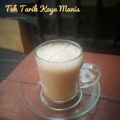 A picture of Teh Tarik Kayu Manis.