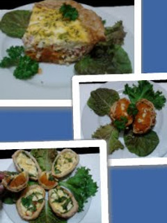 A picture of Amy's Sweet Potato and Ricotta Tarts ..
