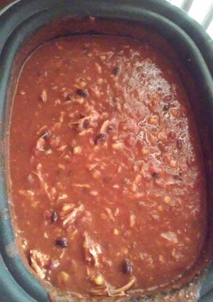 A picture of Chicken Taco Chili.