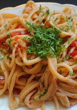 صورة لوصفة عمل المعكرونة على طريقة chef hamdy morsy