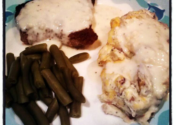 Easiest Way to Make Any-night-of-the-week Hillarys Hungover Fried Steaks