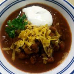 A picture of Sam's Chicken Chili.