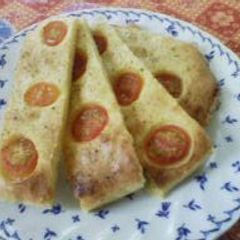Easy Focaccia Made in a Toaster Oven A picture of Easy Focaccia Made in a Toaster Oven.
