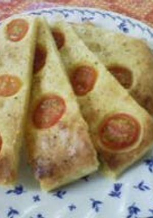 A picture of Easy Focaccia Made in a Toaster Oven.