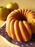 Carameled Asian Pear and Cream Cheese Pound Cake