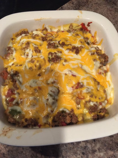A picture of Taco Frito Bake.