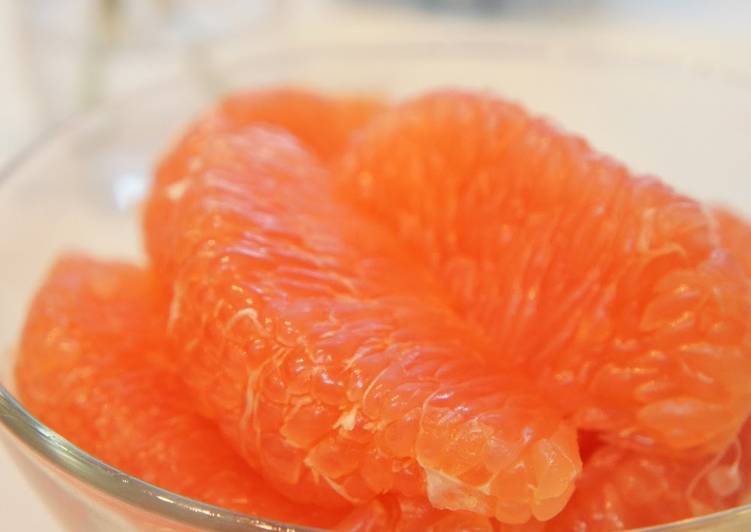 The Absolutely Best Way To Peel Grapefruit