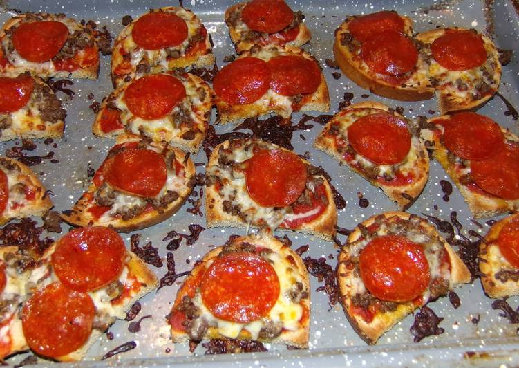 Steps to Prepare Award-winning Rye Party Pizzas