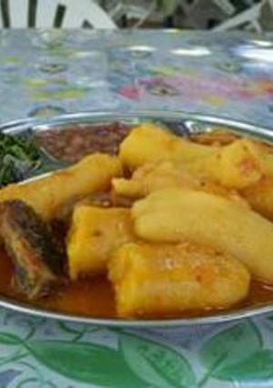 A picture of Bananas and kales.