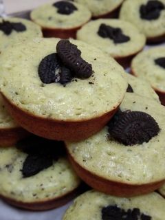 Foto resep Pukis pandan oreo bulat