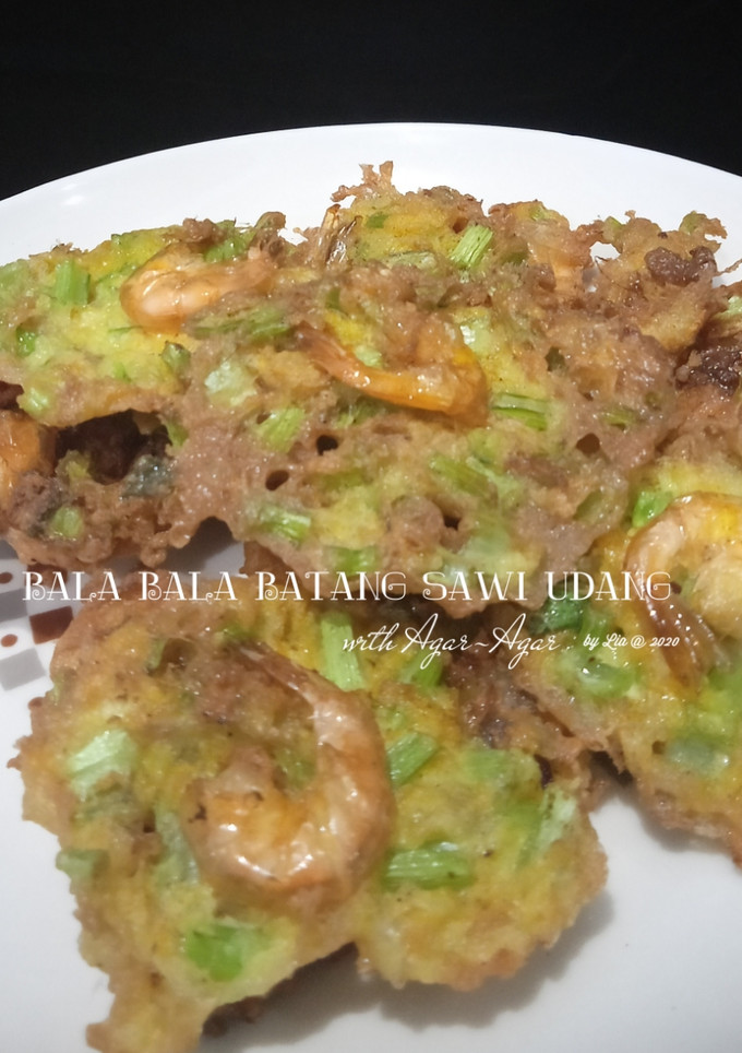 Foto resep Bala-Bala Batang Sawi Udang (with Agar-Agar)