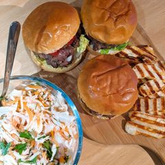 A picture of Homemade Burger Patties.