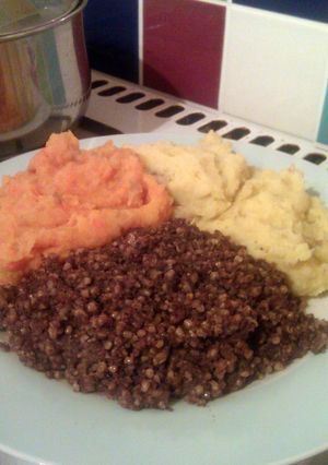 A picture of Vickys Homemade Haggis, National Dish of Scotland GF DF EF SF NF.