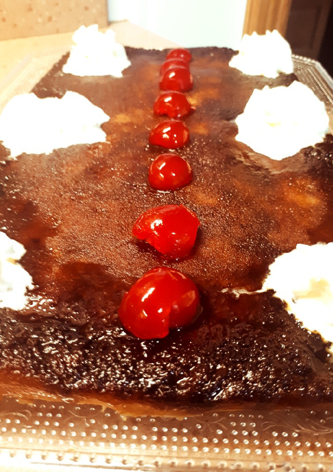 Una foto de Puding de pan