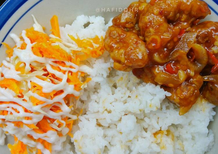 Bagaimana Menyiapkan Rice Bowl Chicken Szechuan homemade (14), Lezat Sekali