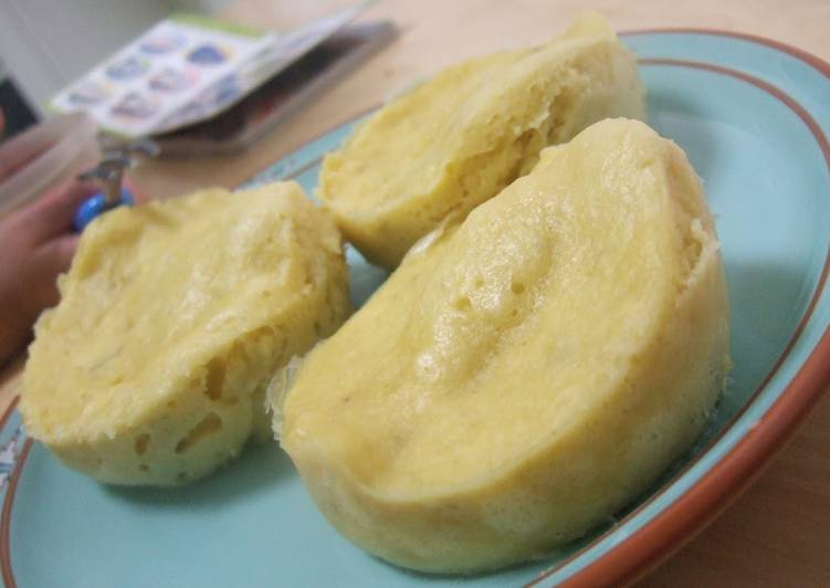 Steps to Prepare Quick Banana &amp; Sweet Potato Steamed Bread
