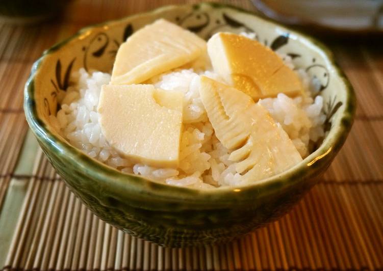 Easiest Way to Make Super Quick Homemade Bamboo Shoot Rice