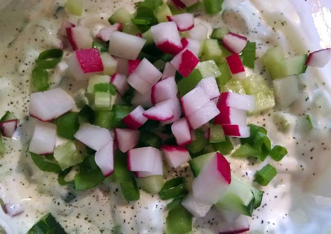 Steps to Make Homemade Vegetable Garden Dip