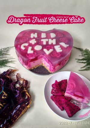 Foto resep #501. Dragon Fruit Cheese Cake 🍰