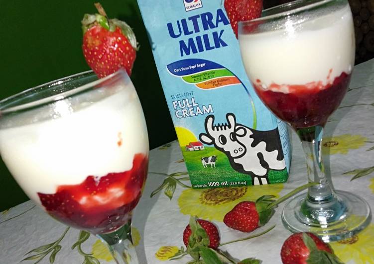 Rahasia Membuat Korean Strawberry Milk 🍓 Anti Gagal