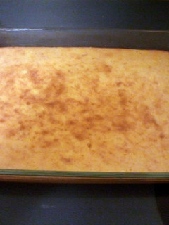 A picture of Corny corn bread.