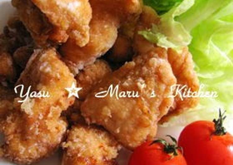 Recipe of Super Quick Homemade Juicy Tatsuta-Age Even with Chicken Breasts