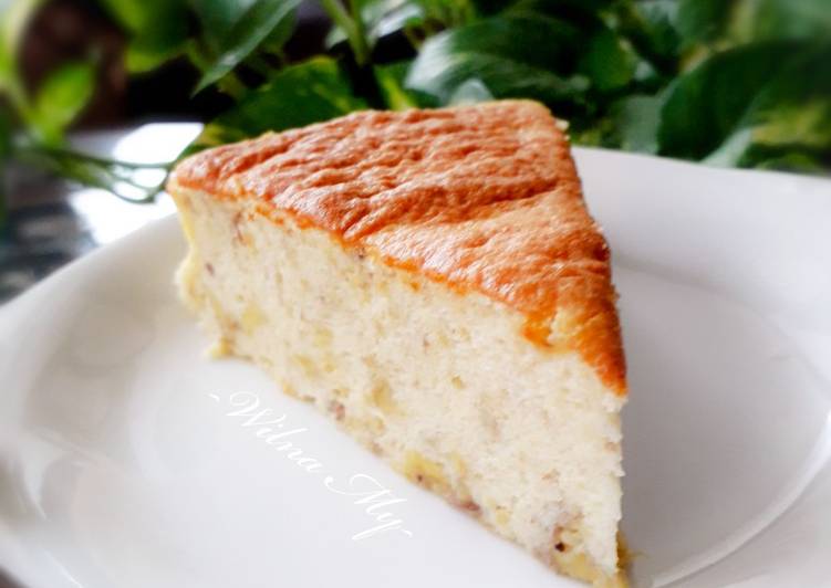 Cara Membuat Banana Ogura Cake istimewa