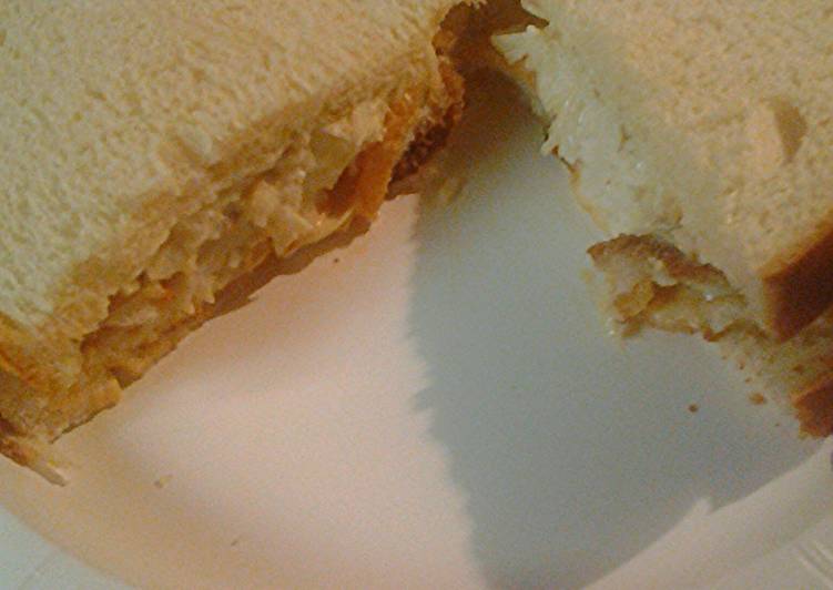 Leftover fish and coleslaw sandwiches