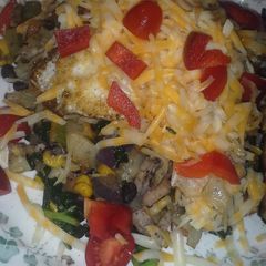 A picture of Kale Veggie Breakfast "Omelet".
