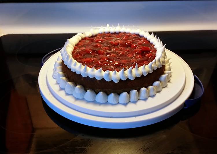 Recipe of Super Quick Cherry cheesecake