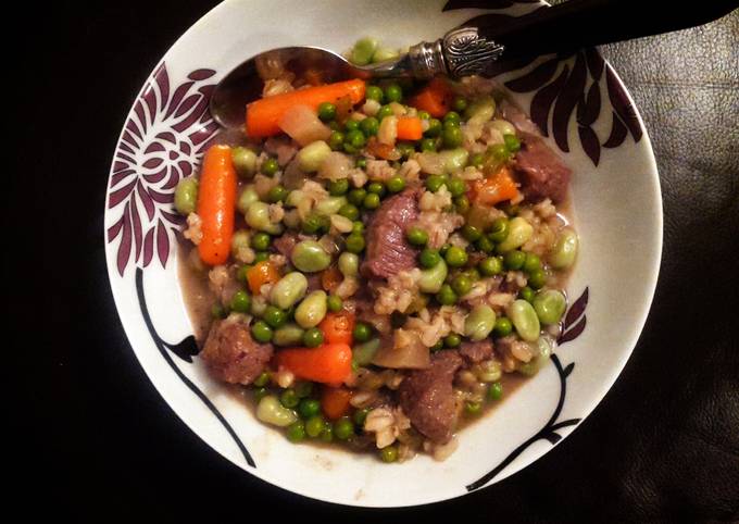 Lamb With Spring Vegetables