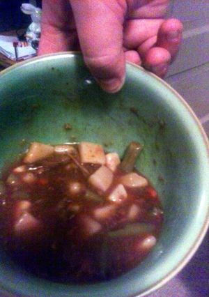 A picture of Poor mans stew.