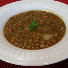 Easy Lentil Soup A picture of Easy Lentil Soup.