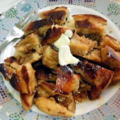 A picture of Easy peanut butter pancakes.