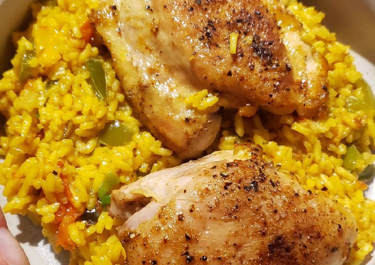 How to Prepare Homemade Arroz Con Pollo