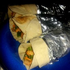 Vegetable wrap A picture of Vegetable wrap.