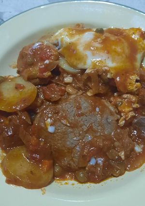 Una foto de Bifes en cacerola a mi manera