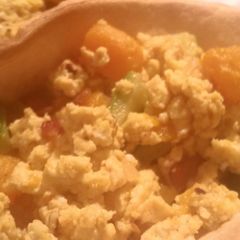 A picture of Bacon & Eggs Tacos.