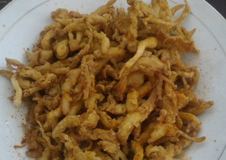 Langkah Mudah untuk Menyiapkan Jamur crispy simple, Lezat Sekali