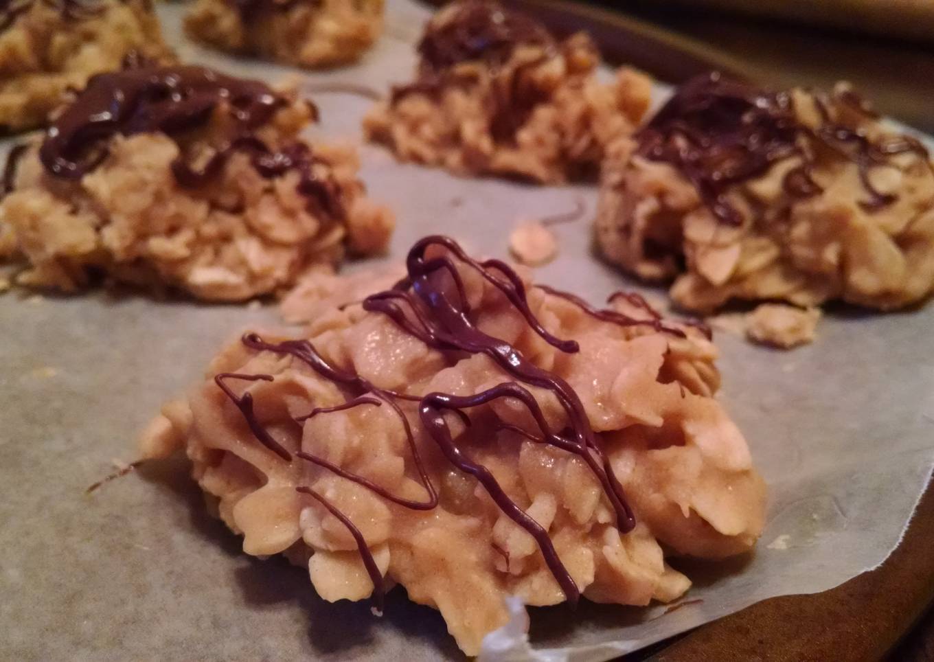 No Bake Peanut Butter Cookies