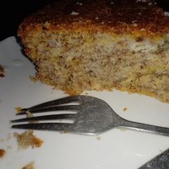 A picture of Egg less banana cake.