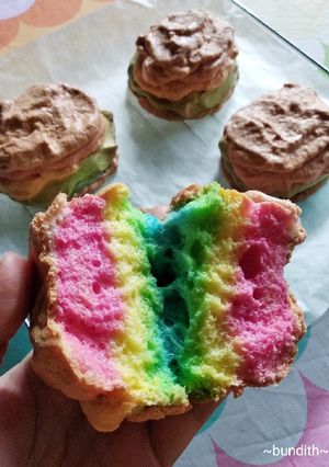Foto resep 14. ☁️🌈 Roti Awan / Cloud Bread 🌈☁️