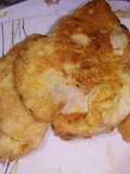 Pollo apanado delicado