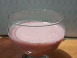 Jugo de frutilla cremosa de Eli